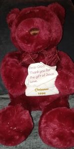 Bundle 2/$15 Gund 2000 Christmas Bear